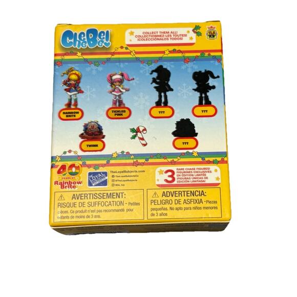 Rainbow Brite 40th Anniversary CheeBee Tickled Pink 2.5" Holiday Mini Figure - Picture 3 of 6